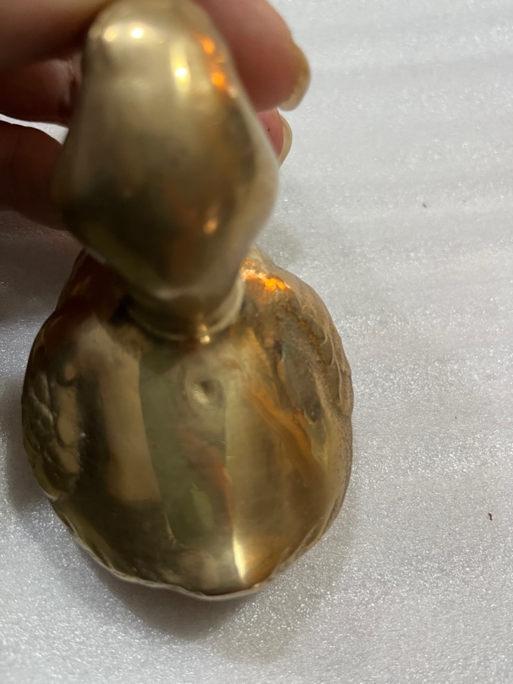 Brass Duck Figurine - Picture 5 of 8